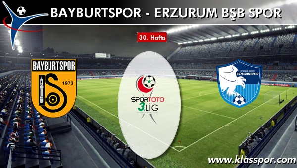 İşte Bayburtspor - Erzurum Bşb Spor maçında ilk 11'ler