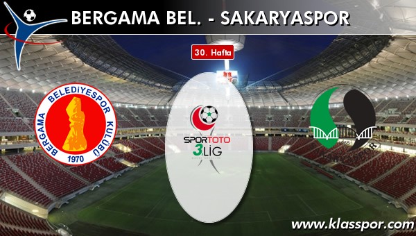 Bergama Bel. - Sakaryaspor sahaya hangi kadro ile çıkıyor?