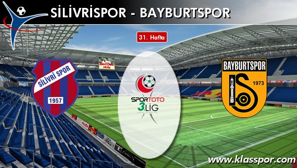 Silivrispor - Bayburtspor maç kadroları belli oldu...