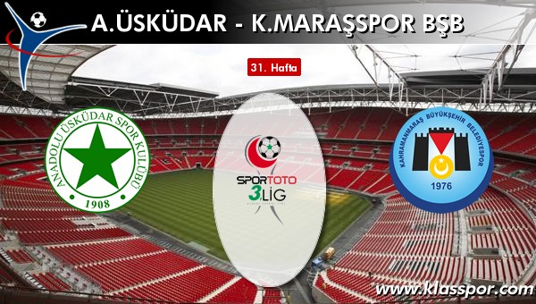 İşte A. Üsküdar - K. Maraşspor BŞB maçında ilk 11'ler