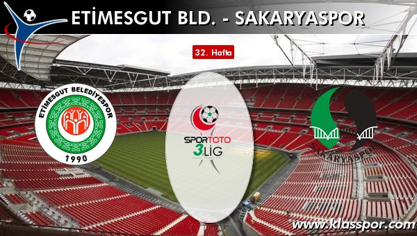 Etimesgut Bld. - Sakaryaspor maç kadroları belli oldu...