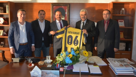 Ankaragücü'nden Gölbaşı Belediyesi'ne ziyaret!