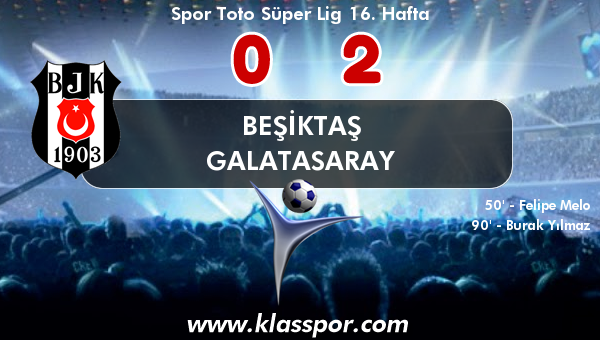 Beşiktaş 0 - Galatasaray 2