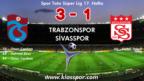 Trabzonspor 3 - Sivasspor 1