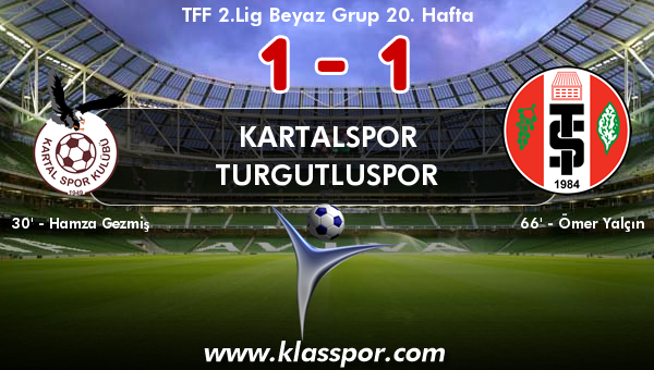 Kartalspor 1 - Turgutluspor 1