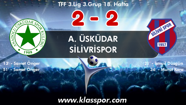 A. Üsküdar 2 - Silivrispor 2