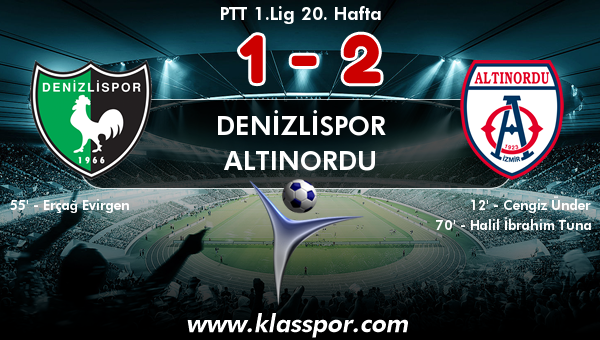 Denizlispor 1 - Altınordu 2