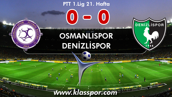 Osmanlıspor 0 - Denizlispor 0