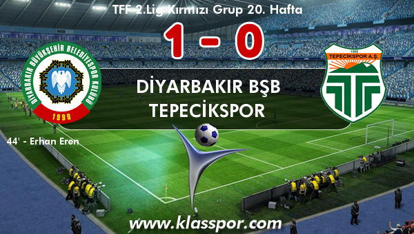 Diyarbakır BŞB 1 - Tepecikspor 0