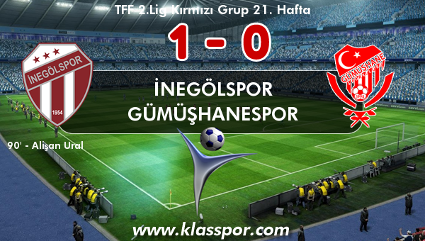 İnegölspor 1 - Gümüşhanespor 0