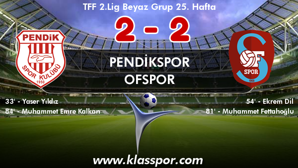 Pendikspor 2 - Ofspor 2