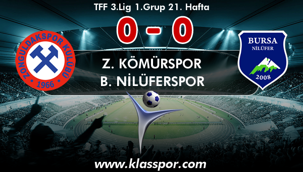 Z. Kömürspor 0 - B. Nilüferspor 0