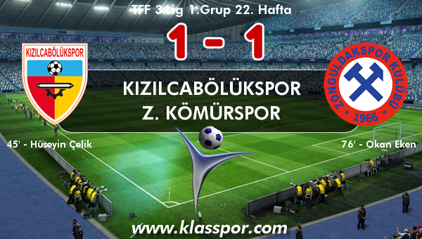 Kızılcabölükspor 1 - Z. Kömürspor 1