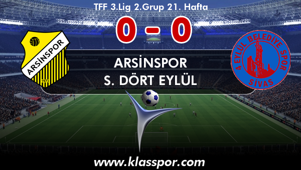 Arsinspor 0 - S. Dört Eylül 0