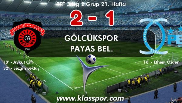 Gölcükspor 2 - Payas Bel. 1