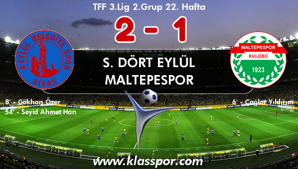 S. Dört Eylül 2 - Maltepespor 1