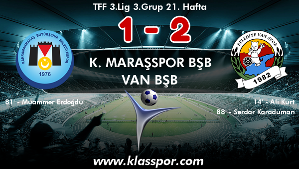 K. Maraşspor BŞB 1 - Van BŞB 2