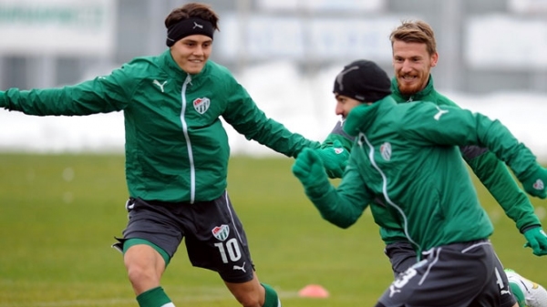 Bursaspor'dan taktik çalışma..