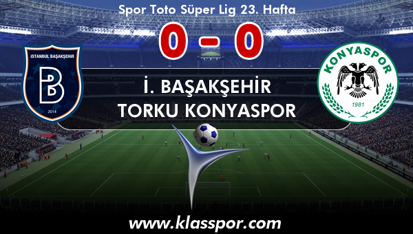 İ. Başakşehir 0 - Torku Konyaspor 0