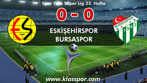 Eskişehirspor 0 - Bursaspor 0