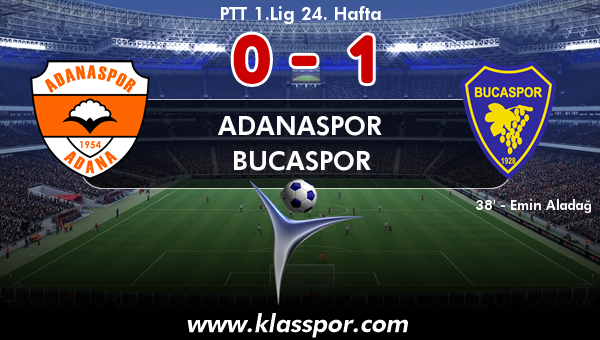 Adanaspor 0 - Bucaspor 1