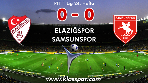 Elazığspor 0 - Samsunspor 0