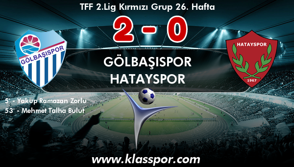 Gölbaşıspor 2 - Hatayspor 0