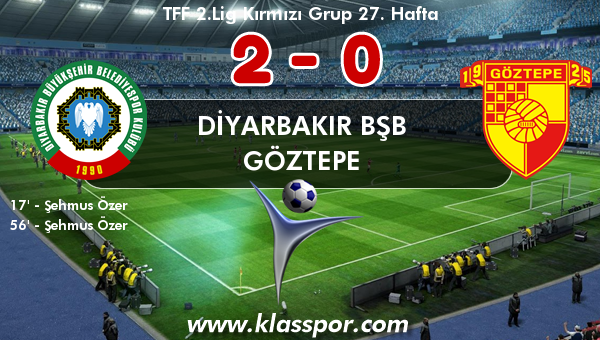 Diyarbakır BŞB 2 - Göztepe 0