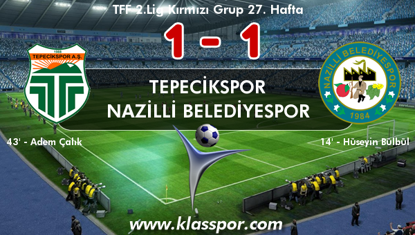 Tepecikspor 1 - Nazilli Belediyespor 1