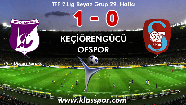 Keçiörengücü 1 - Ofspor 0