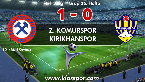 Z. Kömürspor 1 - Kırıkhanspor 0