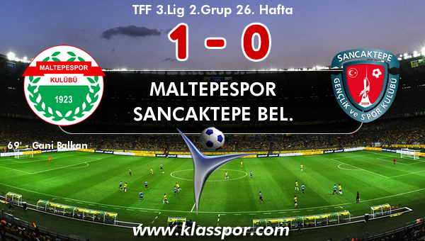 Maltepespor 1 - Sancaktepe Bel. 0