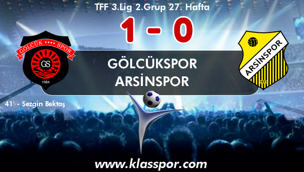 Gölcükspor 1 - Arsinspor 0