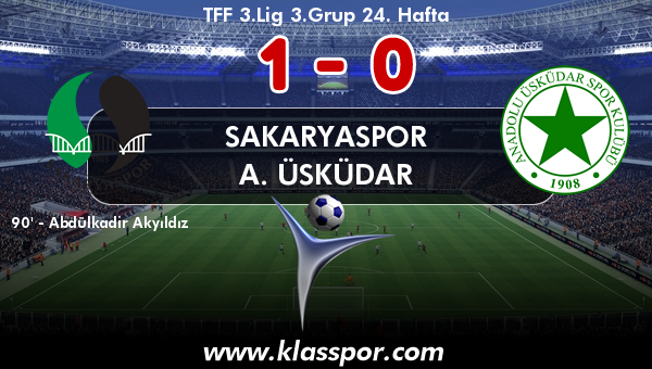 Sakaryaspor 1 - A. Üsküdar 0