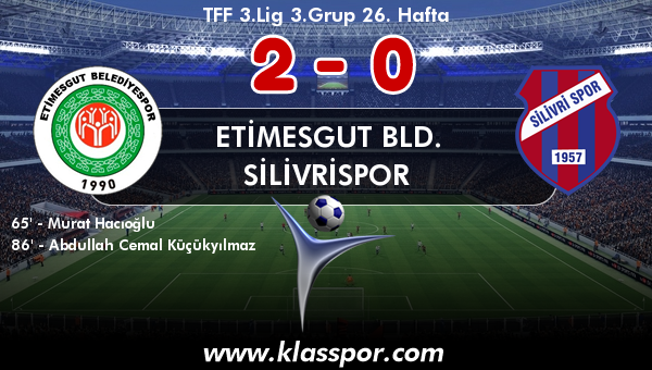 Etimesgut Bld. 2 - Silivrispor 0