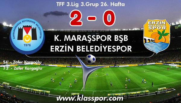 K. Maraşspor BŞB 2 - Erzin Belediyespor 0