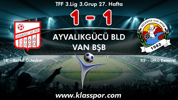 Ayvalıkgücü Bld 1 - Van BŞB 1