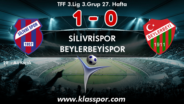 Silivrispor 1 - Beylerbeyispor 0