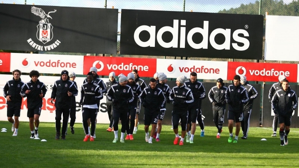 Beşiktaş, Club Brugge maçı hazırlıklarını sürdürdü