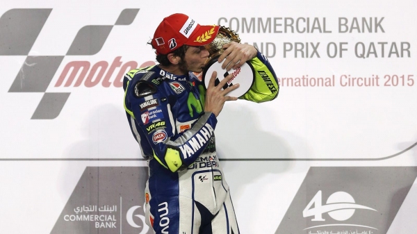 MotoGP'de açılış Valentino Rossi'den