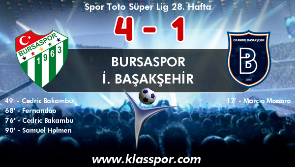 Bursaspor 4 - İ. Başakşehir 1