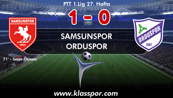 Samsunspor 1 - Orduspor 0