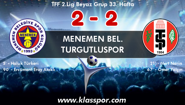 Menemen Bel. 2 - Turgutluspor 2