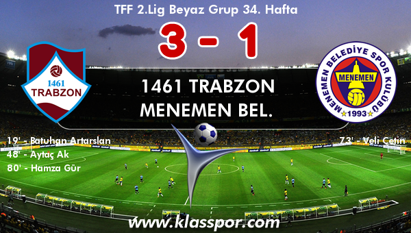 1461 Trabzon 3 - Menemen Bel. 1