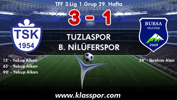 Tuzlaspor 3 - B. Nilüferspor 1