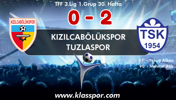 Kızılcabölükspor 0 - Tuzlaspor 2