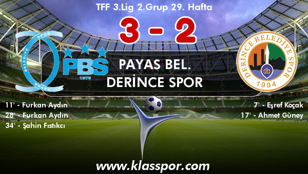 Payas Bel. 3 - Derince Spor 2