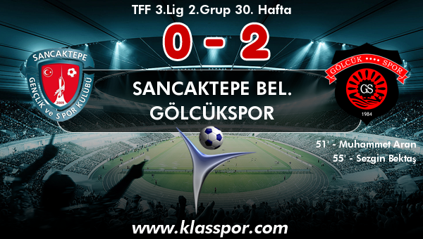 Sancaktepe Bel. 0 - Gölcükspor 2