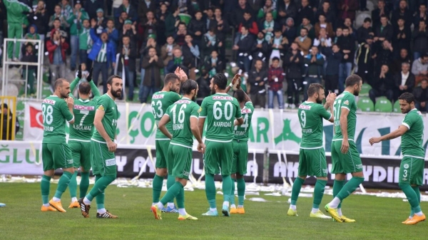 Giresunspor'da galibiyet sevinci