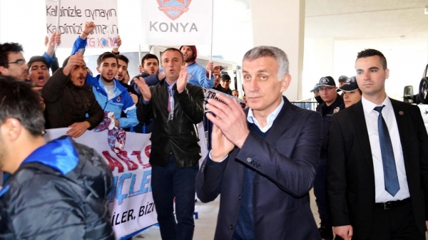 Trabzonspor kafilesi Konya'da